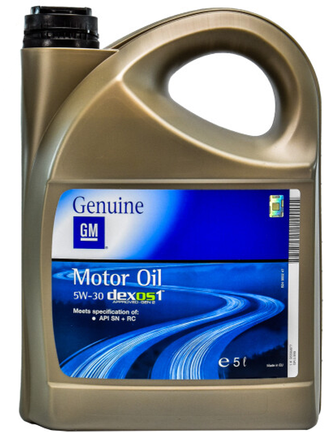 Моторное масло GM Motor Oil Dexos1 5W-30 5л (95599877) – фото, отзывы ...