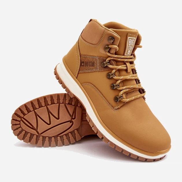 Buty trekkingowe męskie wysokie Big Star MM174020 46 Camel (5900714678166) - obraz 4