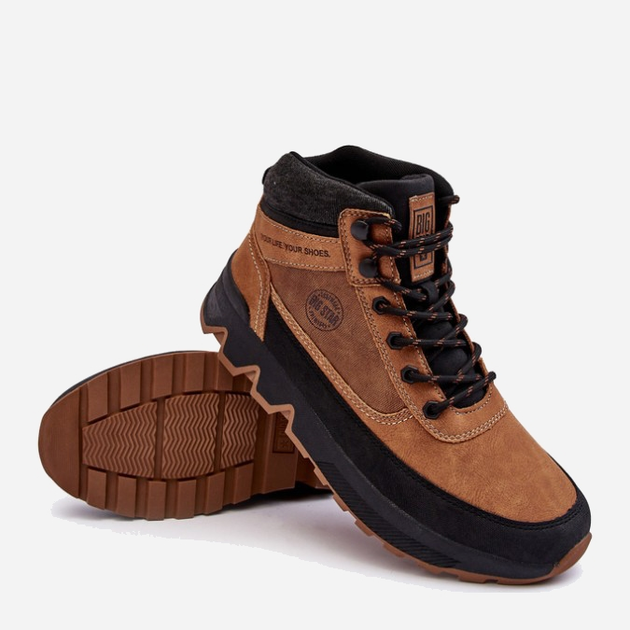 Buty trekkingowe męskie wysokie Big Star MM174015 45 Camel (5900714677916) - obraz 5