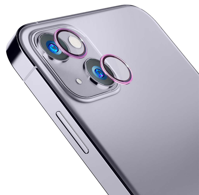 Szkło hartowane 3MK Lens Protection Pro na aparat iPhone 15 z ramką montażową (5903108528665) - obraz 2