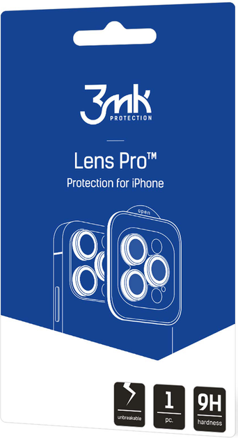 Захисне скло 3MK Lens Protection Pro для камери iPhone 15 Plus з монтажною рамкою (5903108528689) - зображення 4