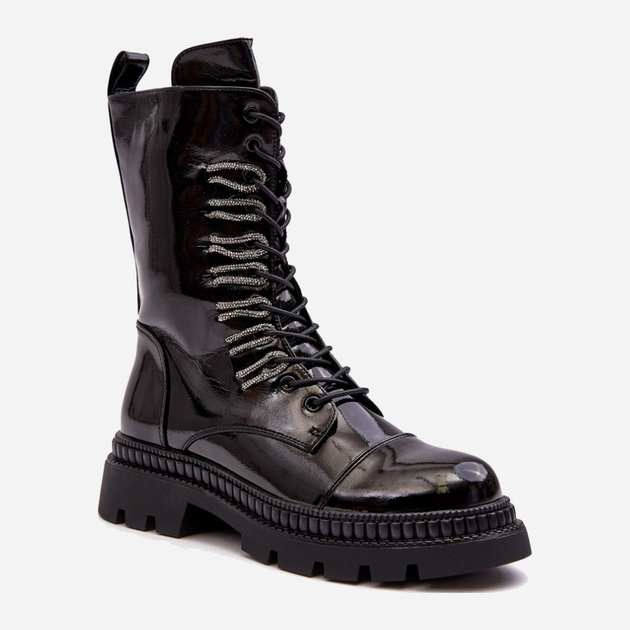 Жіночі зимові черевики високі S.Barski MR870-72 38 Черные (5905677936865) - зображення 2