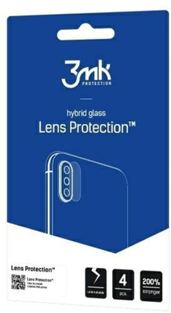 Комплект захисних стекол 3MK Lens Protect для камери Samsung Galaxy A54 4 шт - зображення 1