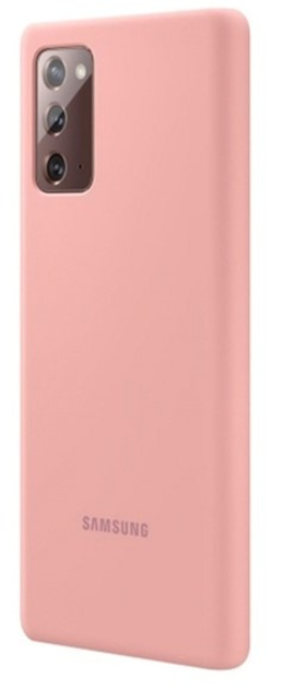 Etui plecki Samsung Silicone Cover do Galaxy Note 20 Copper (8806090560507) - obraz 1