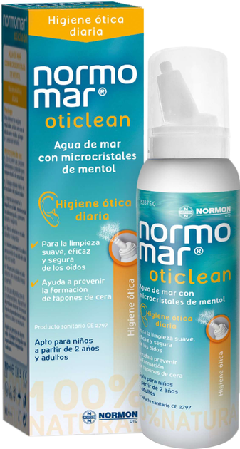 Spray Normon Normomar Oticlean Ear Cleaning 100 ml (8435232315233) - obraz 1