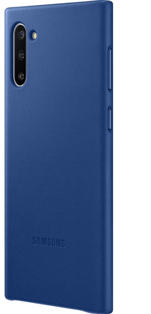 Etui plecki Samsung Leather Cover do Galaxy Note 10 Blue (8806090027703) - obraz 1