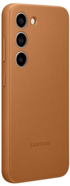 Etui plecki Samsung Leather Cover do Galaxy S23 Camel (8806094770438) - obraz 1