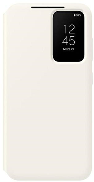 Чохол-книжка Samsung Smart View Wallet Case для Galaxy S23 Plus Кремовий (8806094886795) - зображення 1
