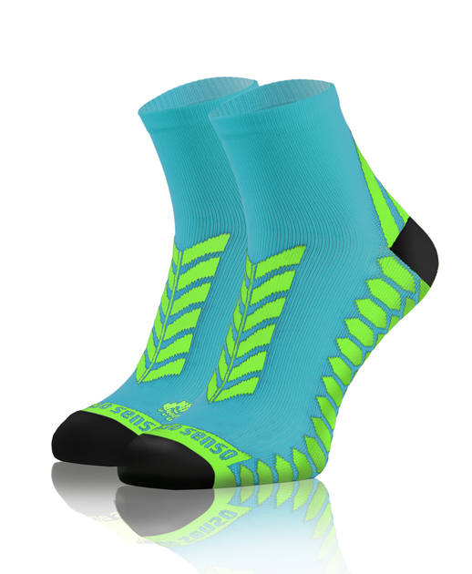 Skarpety Sesto Senso Short Sport Socks Bawełna 39-42 Błękitne (5902385398381) - obraz 1