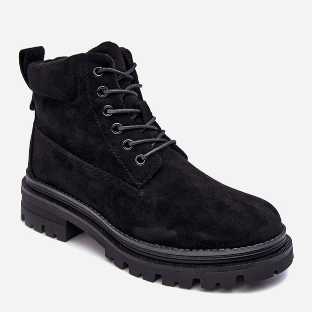 Жіночі зимові черевики високі Alden 36 Чорні (5905677918571) - зображення 2