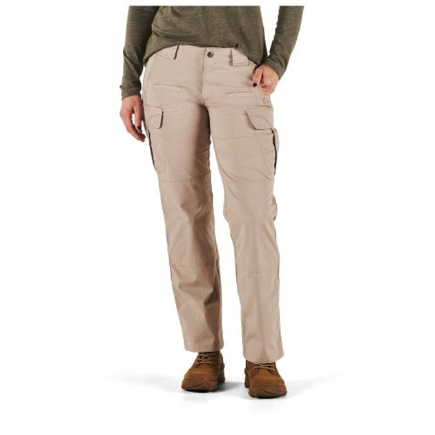 Штани жіночі 5.11 STRYKE PANT - WOMENS 5.11 Tactical Khaki, 4-Long (Хакі) Тактичні - зображення 1