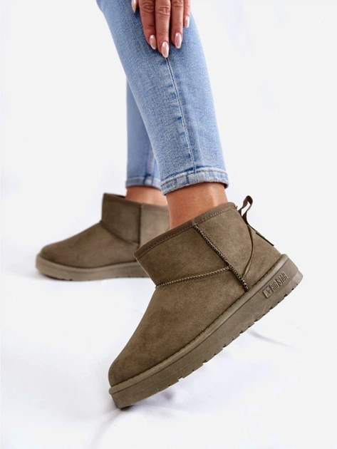 Śniegowce mukluki damskie z futerkiem Big Star KK274292 39 Khaki (5900714578398) - obraz 4