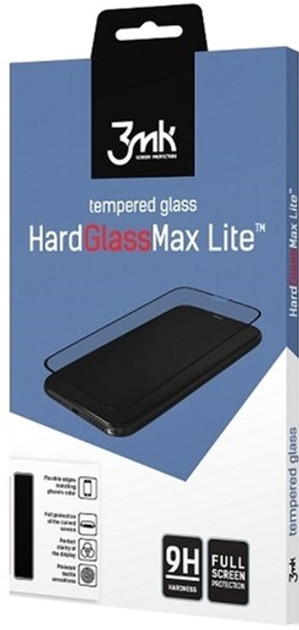 Захисне скло 3MK HardGlass Max Lite для Xiaomi Redmi Note 8 Pro (5903108206112) - зображення 1