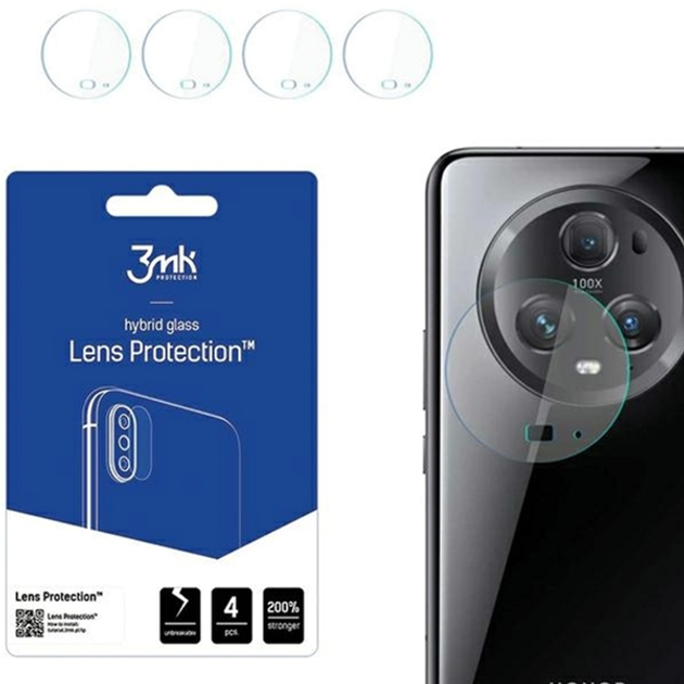 Комплект захисного скла 3MK Lens Protection для камери Honor Magic 5 Pro 4 шт (5903108530231) - зображення 1