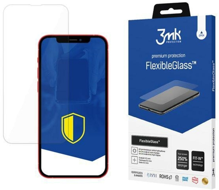 Szkło hybrydowe 3MK FlexibleGlass do Apple iPhone 13 Pro Max (5903108412766) - obraz 1