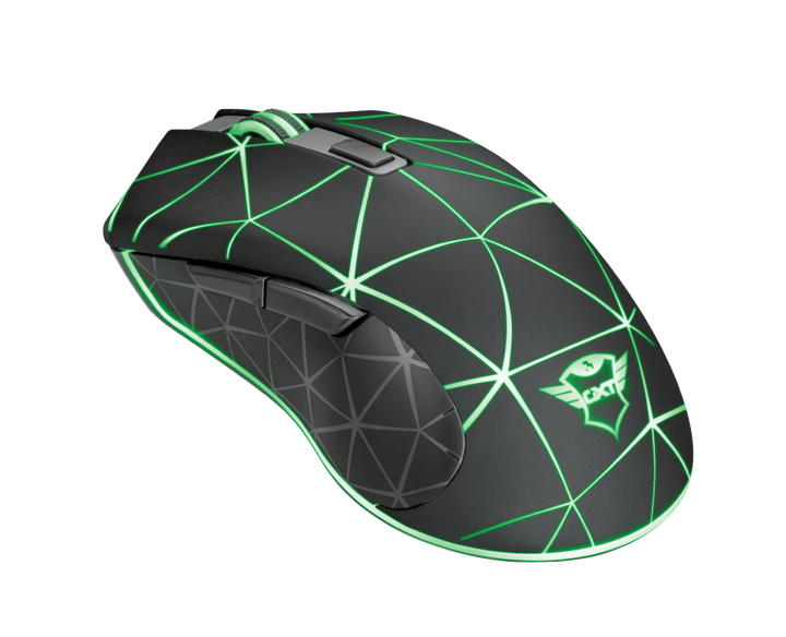 Миша Trust GXT 133 Locx Illuminated Gaming, Black, USB, оптична, 800/1200/2400/4000 dpi, 6 чутливих кнопок, LED підсвічування верхньої кришки з 4 режимами пульсуючого світла, 1.8 м (22988) - Фото 1 Миша Trust GXT 133 Locx Illuminated Gaming, Black, USB, оптична, 800/1200/2400/4000 dpi, 6 чутливих кнопок, LED підсвічування верхньої кришки з 4 режимами пульсуючого світла, 1.8 м (22988) - зображення 1