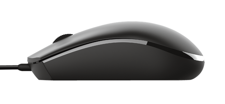 Мышь Trust Basi, Black, USB, оптическая, 1200 dpi, 3 кнопки, 1.6 м (24271) - изображение 3