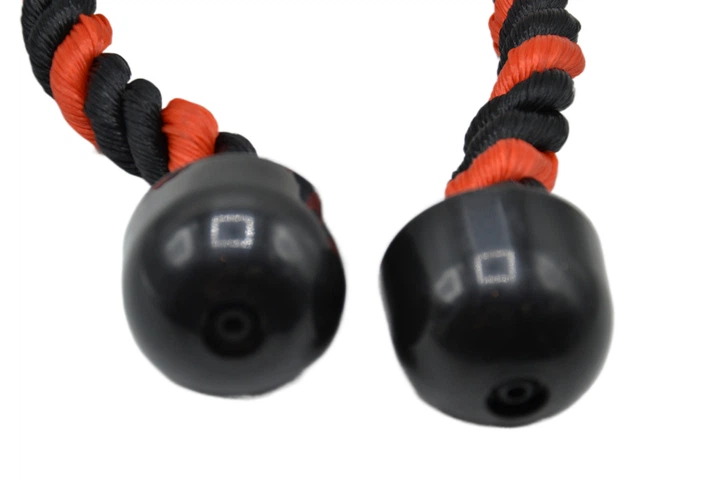 Канат для трицепса Active Point Нейлон 70 см Чорний/Червоний (655484) - зображення 5