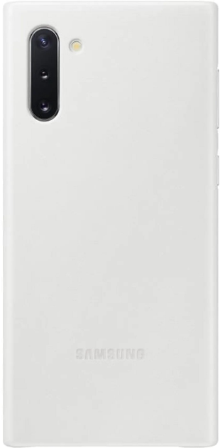 Панель Samsung Leather Cover для Galaxy Note 10 Белый (8806090027680 ...