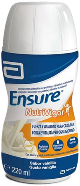 Харчова добавка зі смаком ванілі Ensure Nutrivigor Vanilla 220 мл (8710428018649) - зображення 1