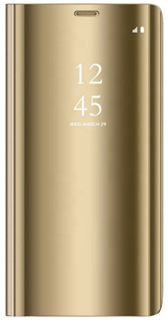 Etui z klapką Anomaly Clear View do Samsung Galaxy A03s Gold (5903919069319) - obraz 1