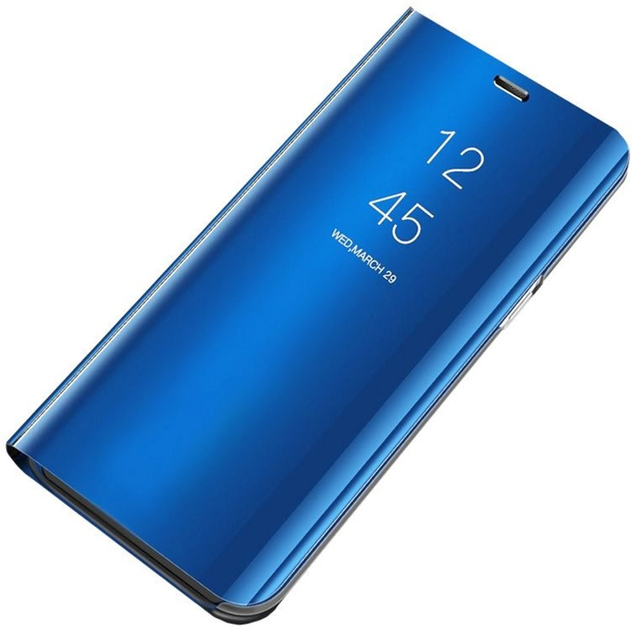 Etui z klapką Anomaly Clear View do Samsung Galaxy A22 LTE Blue (5903919069296) - obraz 1