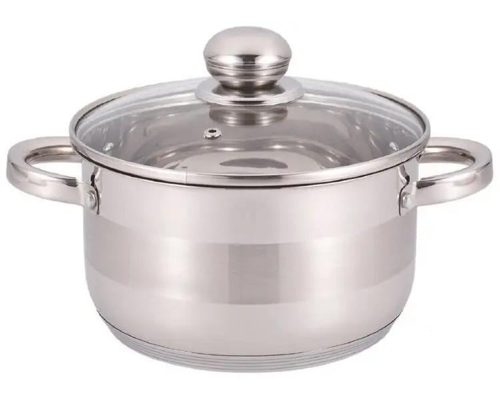 Кастрюля Benson BN-598 с крышкой 5.1 л нержавеющая сталь – фото, отзывы ...