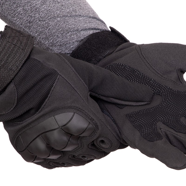 Тактичні рукавиці T-Gloves розмір XL чорні - зображення 2