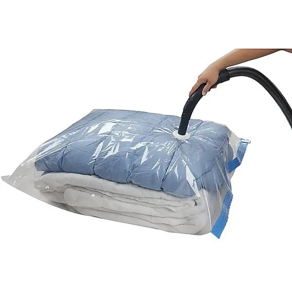 Вакуумні пакети Vacuum Bag чохли для зберігання речей 68x98 см Прозорий E545KZ2 - зображення 2