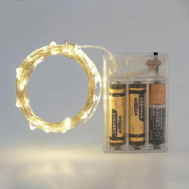 Гирлянда LED на батарейках 3 м (RD-300) Тёпло-белый H78Da92Shu - Фото 2 Гирлянда LED на батарейках 3 м (RD-300) Тёпло-белый H78Da92Shu - изображение 2