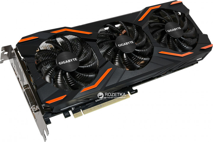 Видеокарта Gigabyte GeForce GTX 1080 Windforce OC 8GB GDDR5X (256bit ...