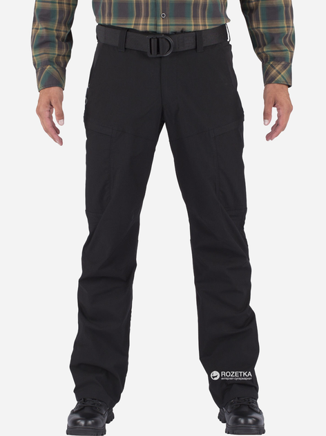 Штани тактичні 5.11 Tactical Apex Pants 74434 W32/L34 Black (2000980382309) - зображення 1