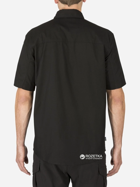 Рубашка тактическая 5.11 Tactical Stryke Shirt - Short Sleeve 71354 2XL Black (2000980390663) - изображение 2