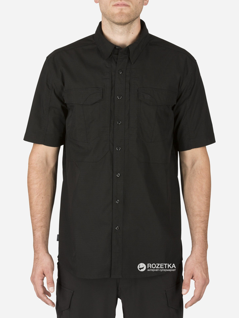 Сорочка тактична 5.11 Tactical Stryke Shirt - Short Sleeve 71354 XL Black (2000980390700) - зображення 1