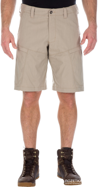 Шорты тактические 5.11 Tactical Apex Short 73334 36 Khaki (2000980419050) - изображение 1