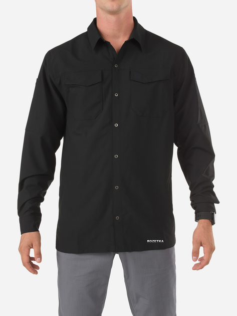 Сорочка тактична 5.11 Tactical Freedom Flex Woves Shirt - Long Sleeve 72417 M Black (2000980359059) - зображення 1
