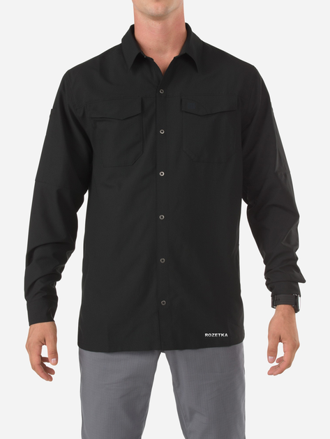 Рубашка тактическая 5.11 Tactical Freedom Flex Woves Shirt - Long Sleeve 72417 M Black (2000980359059) - изображение 1