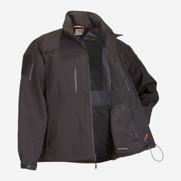 Куртка тактическая для штормовой погоды 5.11 Tactical Sabre 2.0 Jacket 48112 XL Black (2006000042307) - изображение 2