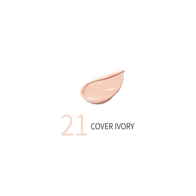 Кушон для обличчя з матовим фінішом HEIMISH Velvet Cover Cushion (21. Cover Ivory) - зображення 4