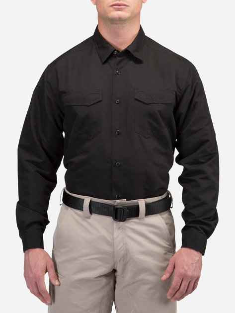 Сорочка тактична 5.11 Tactical Fast-Tac Long Sleeve Shirt 72479-019 M Black (2000980528561) - зображення 1