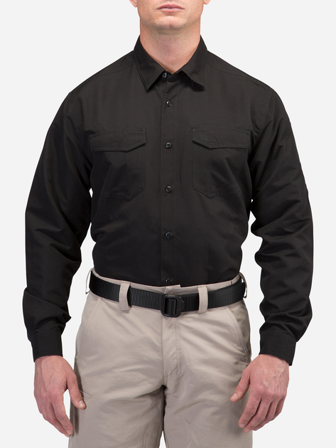 Рубашка тактическая 5.11 Tactical Fast-Tac Long Sleeve Shirt 72479-019 XL Black (2000980528585) - изображение 1