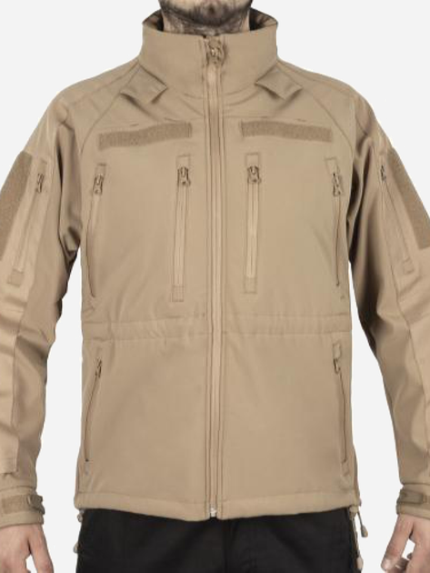 Куртка демисезонная тактическая MIL-TEC Softshell Plus 10859005 L Coyote (2000880212041) - изображение 1