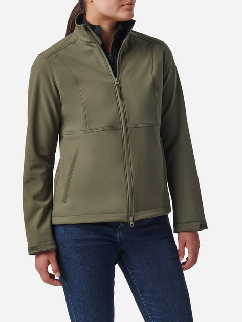 Тактическая куртка 5.11 Tactical Women'S Leone Softshell Jacket 38084-186 L Ranger Green (2000980587315) - изображение 1