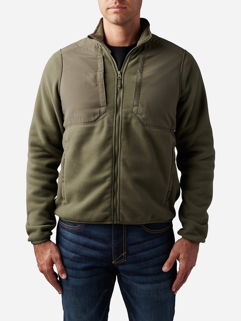 Тактическая куртка 5.11 Tactical Mesos Tech Fleece Jacket 78038-186 L Ranger Green (2000980547005) - изображение 1