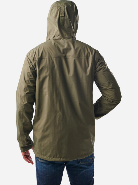 Тактична куртка 5.11 Tactical Exos Rain Shell 48370-186 2XL Ranger Green (2000980541607) - зображення 2