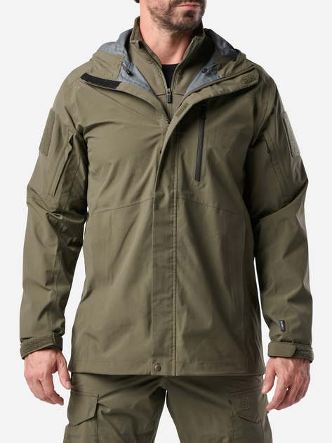 Куртка 5.11 Tactical Force Rain Shell Jacket 48362-186 M Ranger Green (2000980582143) - изображение 1