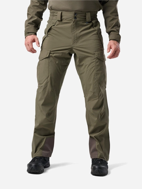 Тактичні штани 5.11 Tactical Force Rain Shell Pants 48363-186 S Ranger Green (2000980582303) - зображення 1