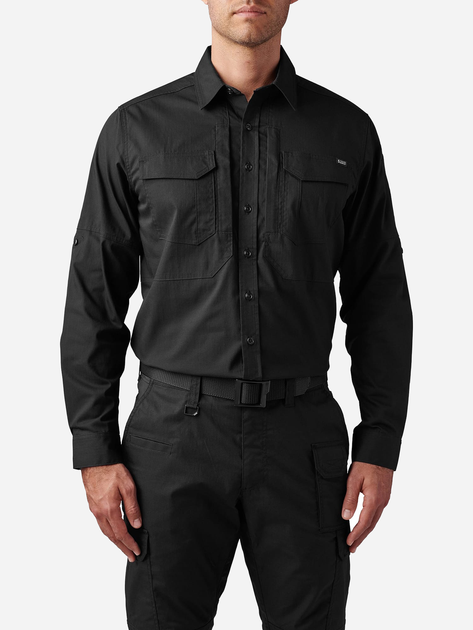 Тактична сорочка 5.11 Tactical Abr Pro Long Sleeve Shirt 72543-019 XL Black (2000980544189) - зображення 1