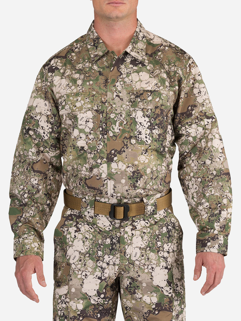Тактическая рубашка 5.11 Tactical Geo7 Fast-Tac Tdu Long Sleeve Shirt 72465G7-865 2XL Terrain (2000980570294) - изображение 1