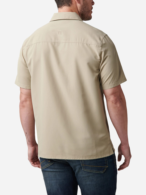 Тактична сорочка 5.11 Tactical Marksman Utility Short Sleeve Shirt 71215-055 L Khaki (2000980565047) - зображення 2